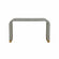 Bone Inlay Curved Console In Black