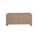 Bone Inlay Curved Sideboard In Chocolate