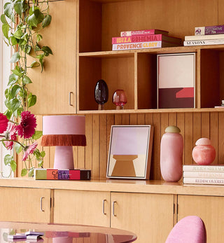 Brady Table Lamp In Lilac - Fenton & Fenton