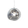 Bubble Pendant In Chrome - Small