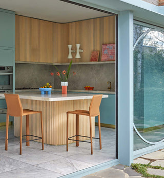 Buddy Bar Stool In Tan - Ex-Display Stock - Fenton & Fenton