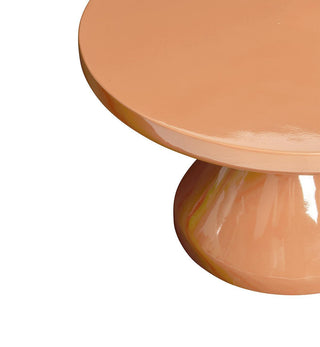 Button Coffee Table In Terracotta - Fenton & Fenton