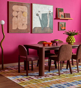 Chubby Dining Table In Jam - Fenton & Fenton