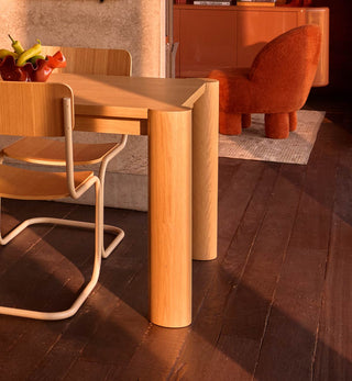 Chubby Dining Table In Natural - Fenton & Fenton