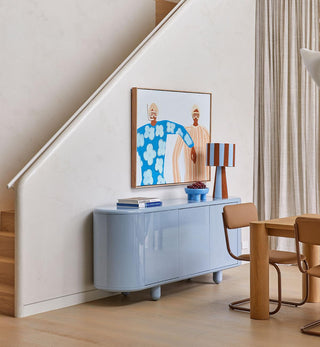 Cindy Table Lamp In Sky - Fenton & Fenton