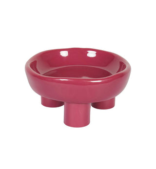 Chunkito Footed Bowl in Magenta - Fenton & Fenton