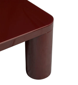 Cult Glossy Coffee Table in Burgundy - Fenton & Fenton