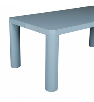 Cult Glossy Dining Table in Powder Blue - Fenton & Fenton