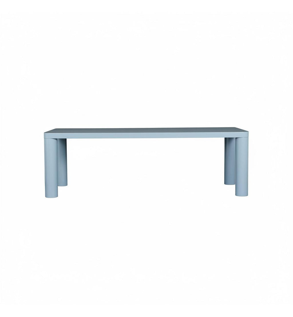 Cult Glossy Dining Table in Powder Blue – Fenton & Fenton