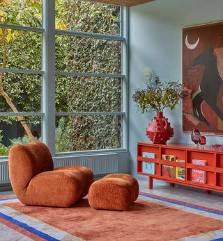 Daydreamer Lounge Chair in Caramel - Fenton & Fenton