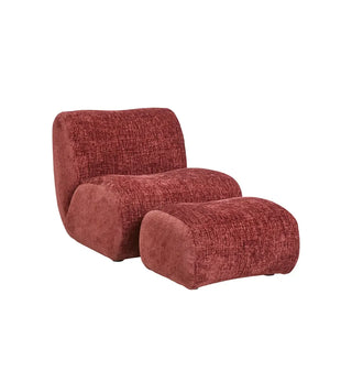 Daydreamer Lounge Chair in Sangria - Fenton & Fenton