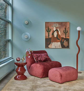 Daydreamer Lounge Chair in Sangria - Ex-Display Stock - Fenton & Fenton