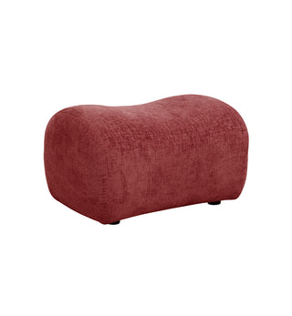 Daydreamer Ottoman in Sangria - Fenton & Fenton