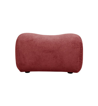 Daydreamer Ottoman in Sangria - Fenton & Fenton