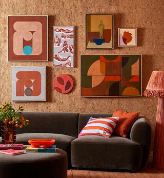 Marnie Ross - Leaves Falling in Burnt Red's - Fenton & Fenton