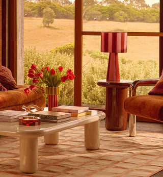 Dot Glossy Side Table In Espresso - Fenton & Fenton