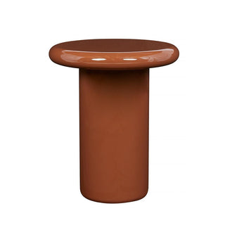 Dot Glossy Side Table In Espresso - Fenton & Fenton