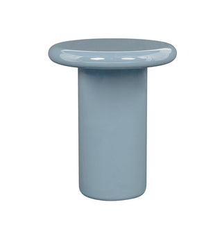 Dot Glossy Side Table in Powder Blue - Fenton & Fenton