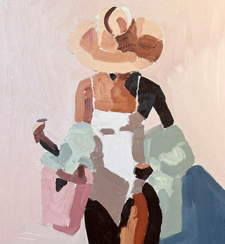 Edwina Etheridge - SPF, Towel and A Big Hat - Pink - Limited Edition Print - Fenton & Fenton