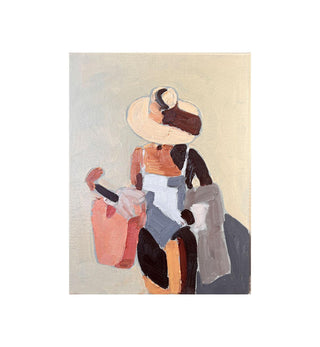 Edwina Etheridge - SPF, Towel and A Big Hat - Taupe - Limited Edition Print - Fenton & Fenton