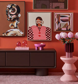 Estrella Vase in Burgundy - Fenton & Fenton