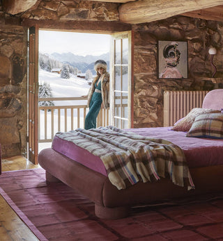 The Den Dhurrie in Plum - Fenton & Fenton
