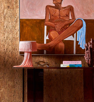 Florence Table Lamp In Blush - Fenton & Fenton