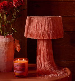 Florence Table Lamp In Blush - Fenton & Fenton