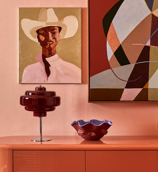 Wavy Bowl in Plum - Fenton & Fenton