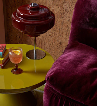 Button Coffee Table In Golden Olive - Fenton & Fenton