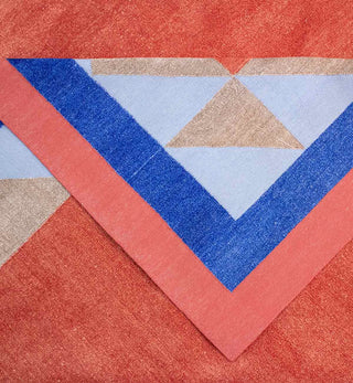 Frida Dhurrie In Terracotta - Fenton & Fenton