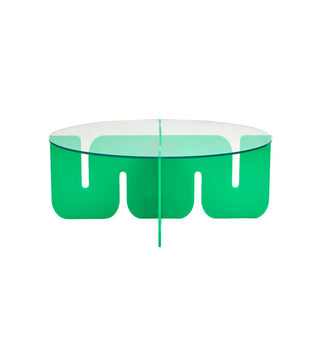 Good Vibes Coffee Table in Green - Fenton & Fenton