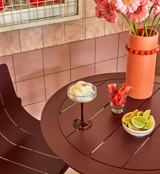 Gossip Dining Table in Aubergine - 77cm