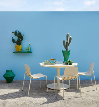 Gossip Dining Table in Ecru - 77cm - Fenton & Fenton