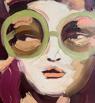 Edwina Etheridge - Green Glasses - Fenton & Fenton