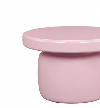 Halo Glossy Side Table in Sweetpea - Fenton & Fenton