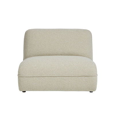 Homebody Sofa - Armless Chair In Biscotti