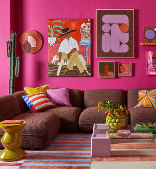 Homebody Sofa - Corner LHF in Mulberry - Fenton & Fenton