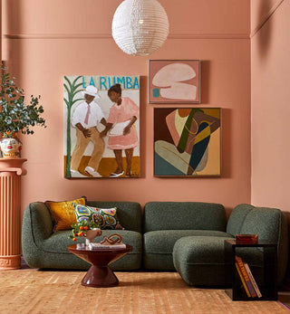 Homebody Fabric Swatch In Hunter - Fenton & Fenton