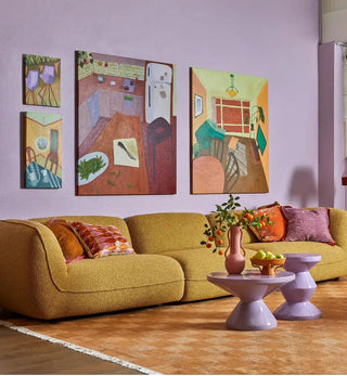 Homebody Fabric Swatch In Saffron - Fenton & Fenton