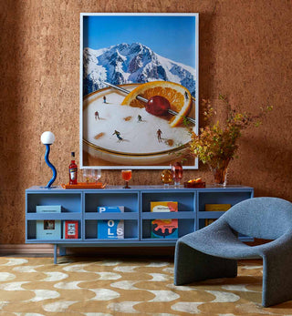 Squiggle Table Lamp in Cobalt - Fenton & Fenton