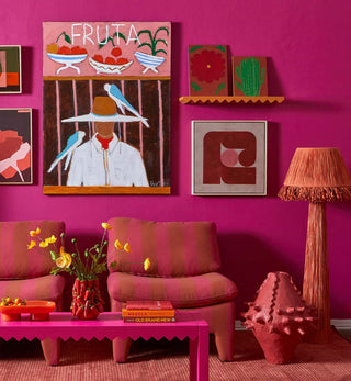 Jagger Bench - Fuchsia - Fenton & Fenton