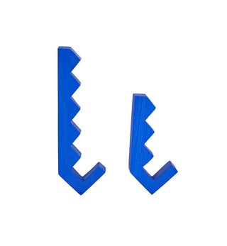 Jagger Wall Hook Set In Cobalt - Fenton & Fenton