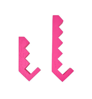 Jagger Wall Hook Set in Fuchsia - Fenton & Fenton