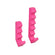 Jagger Wall Hook Set in Fuchsia