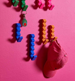 Jagger Wall Hook Set In Cobalt - Fenton & Fenton