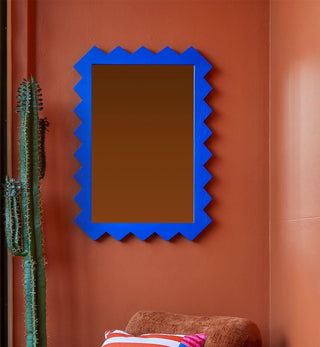Jagger Wall Mirror in Cobalt - Fenton & Fenton
