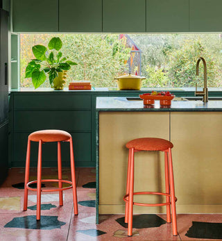Jasper Bar Stool In Marmalade - Ex-Display Stock - Fenton & Fenton