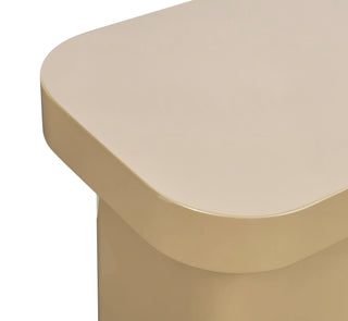 Juno Glossy Console in Croissant - Fenton & Fenton