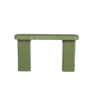 Juno Glossy Console in Olive - Fenton & Fenton